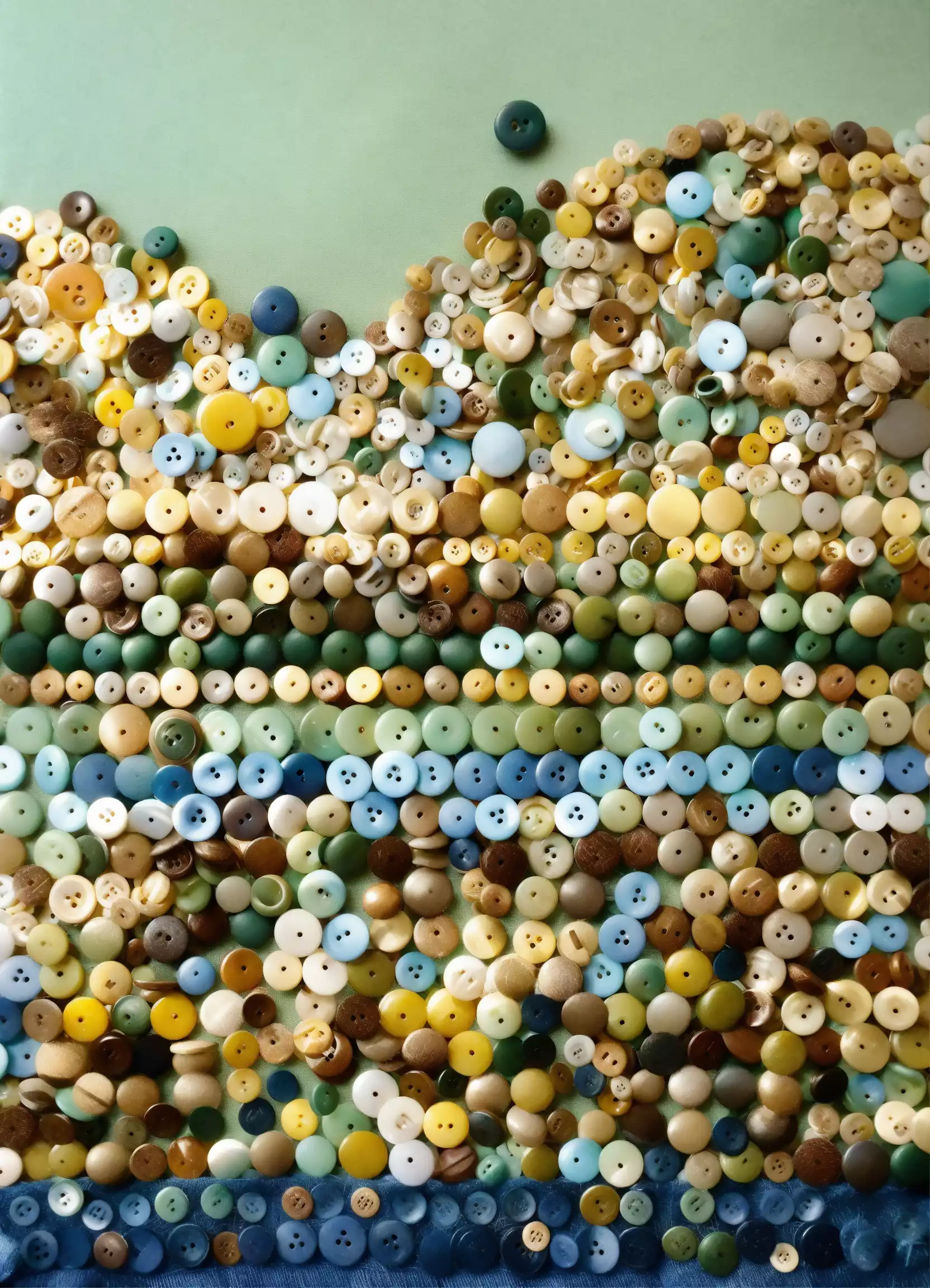 Biologisch katoengaren in natuurlijke tinten