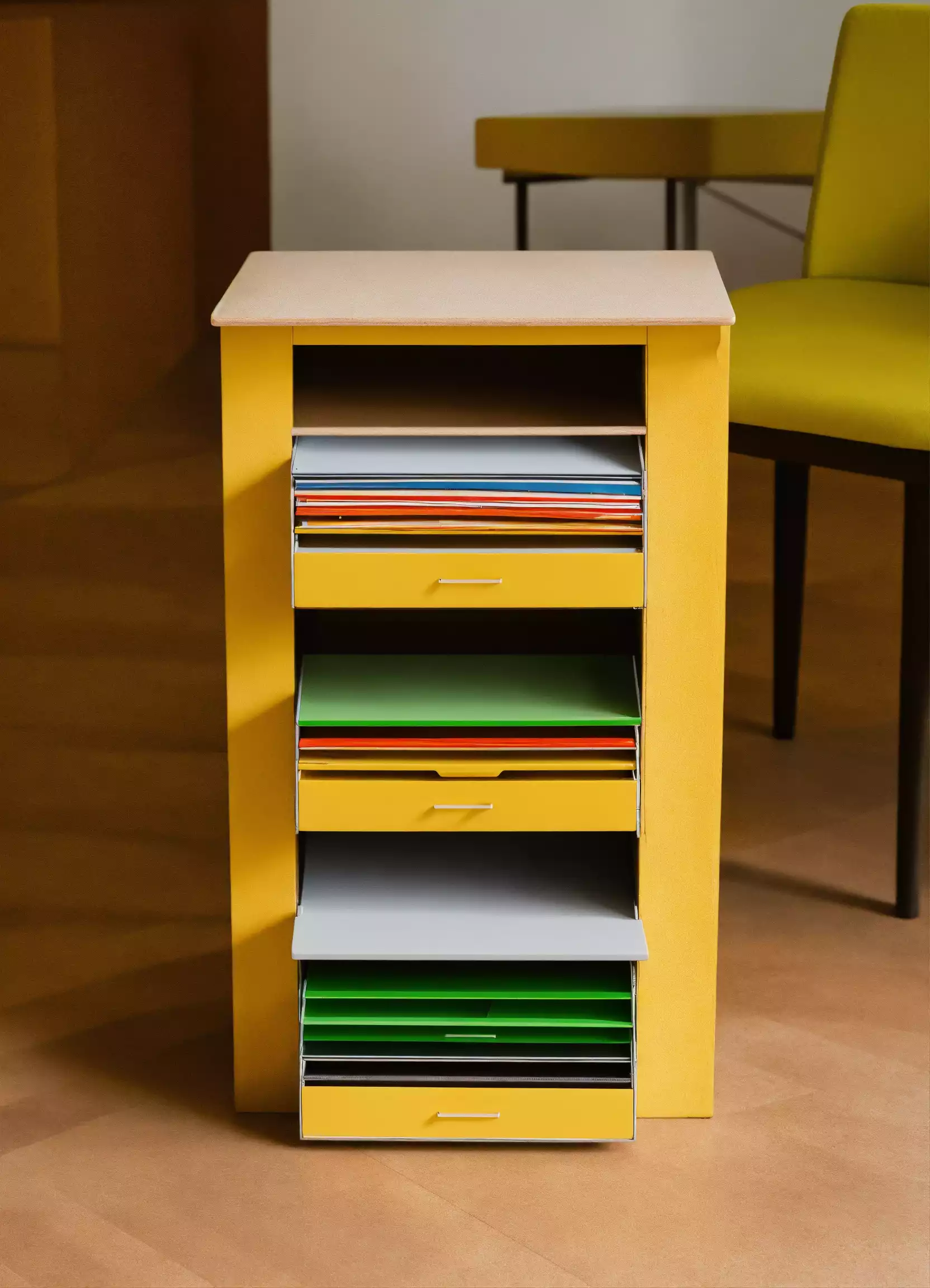 Set van plantaardige verfpoeders voor textiel