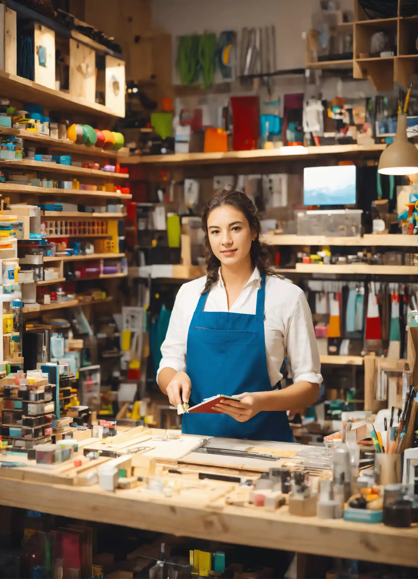 Zelfgemaakte lampenkap van natuurlijke materialen